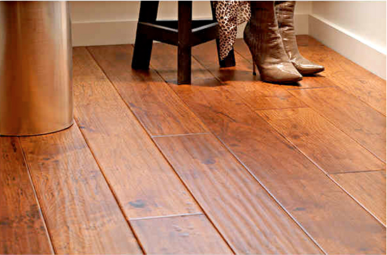 Hand-Scaped Birch Copper City Wood Flooring