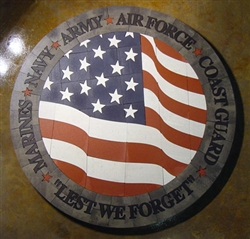 SM American Flag Armed forces