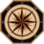 IPWM-605-Octagon  | Hardwood Medallion