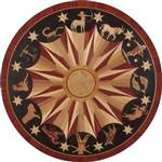 MD-132-A1-S (Zodiak)  |  Hardwood Medallion